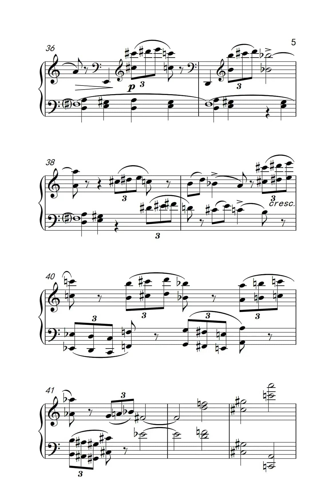 进行曲（巴托克 小宇宙 钢琴教程 6）