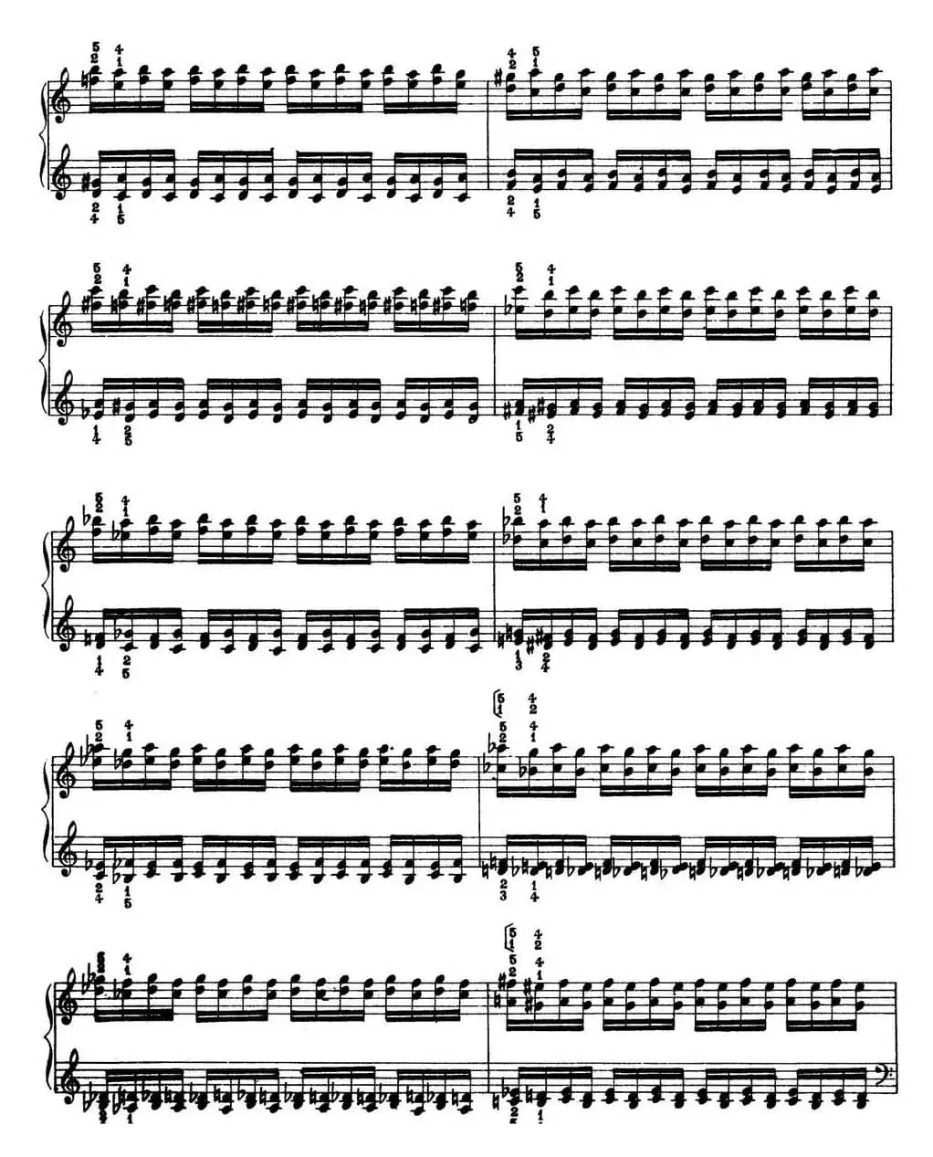 Technical Exercises S.146（李斯特钢琴技巧练习 BOOK Ⅷ）