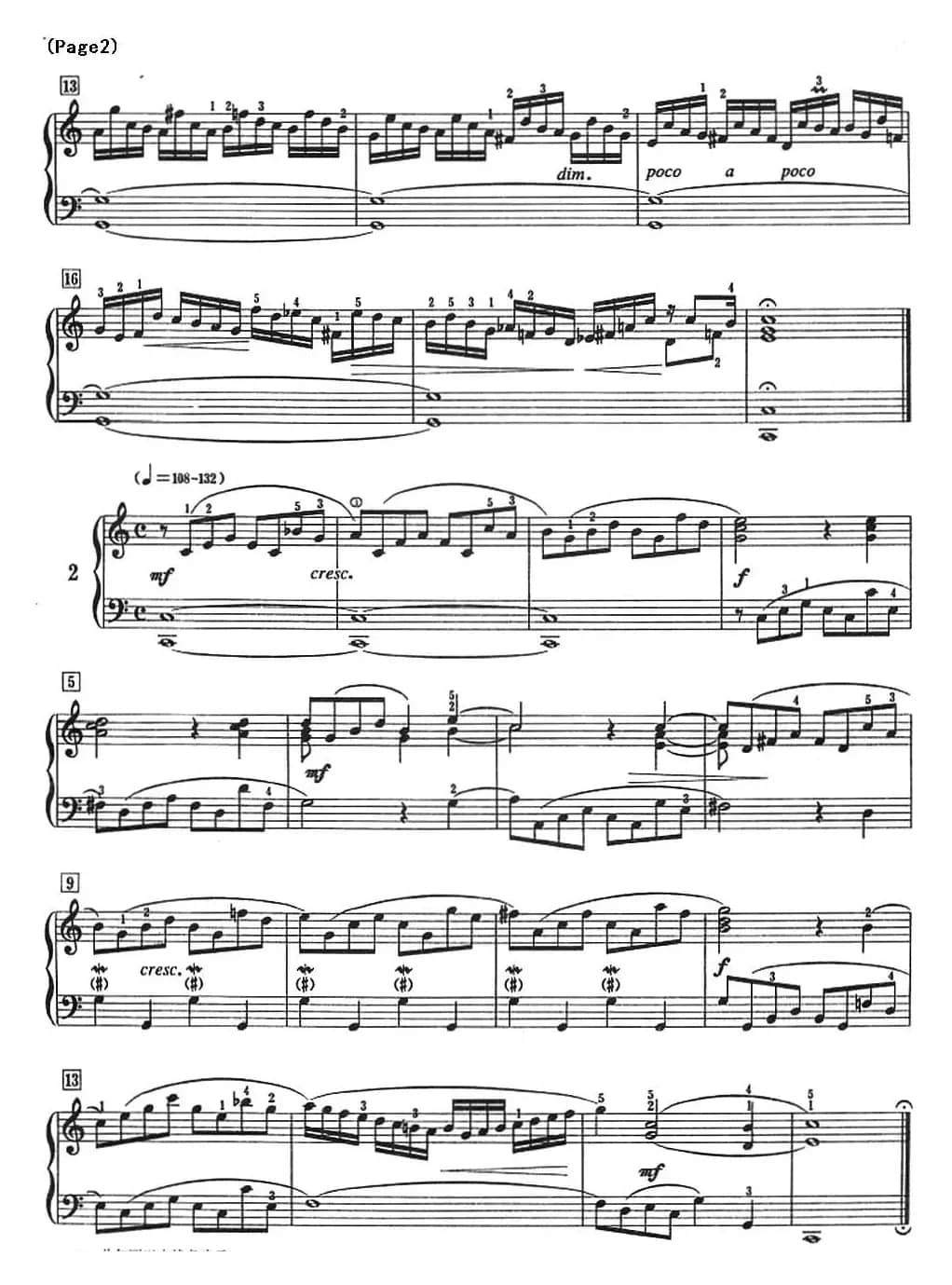 巴赫小前奏曲（NO.1-NO.4）