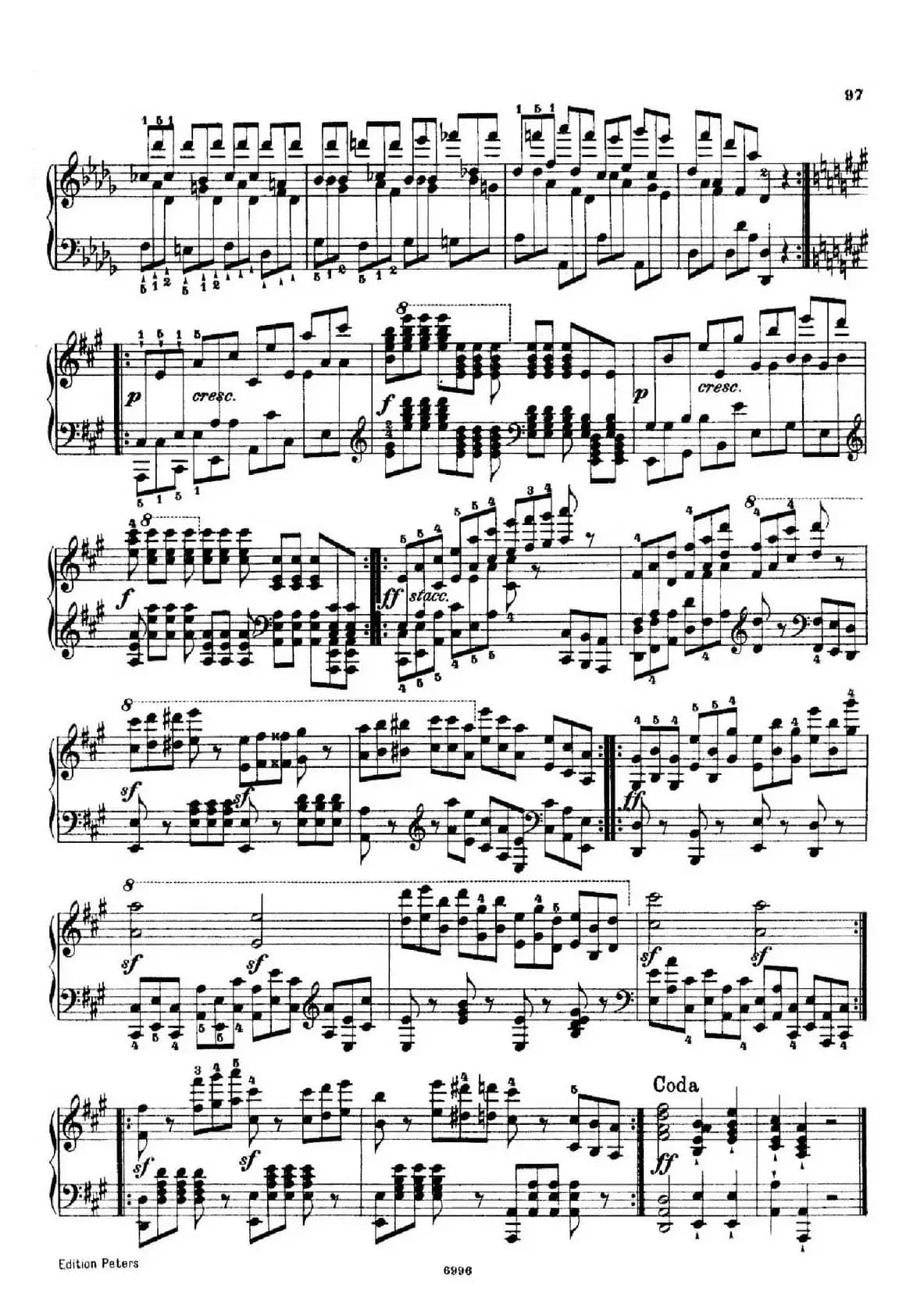 School of the Virtuoso Op.365（60首钢琴高级练习曲·41）