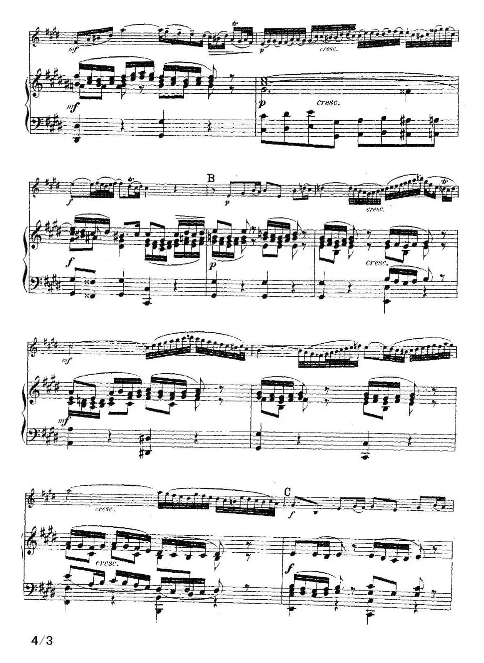 柔板（小提琴+钢琴伴奏）