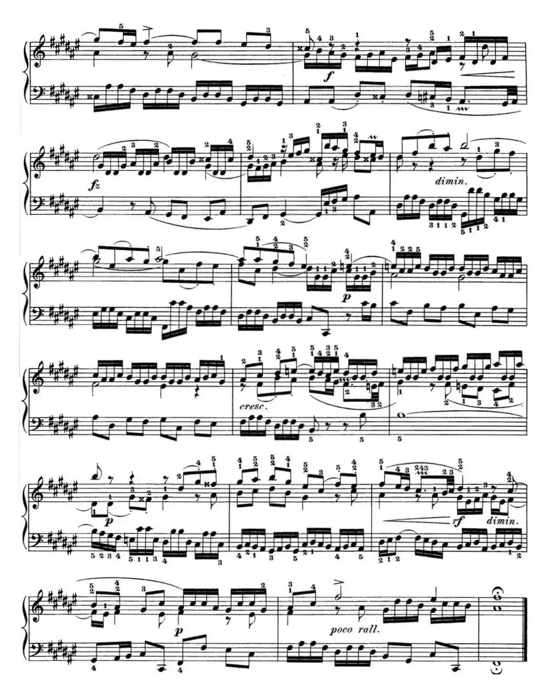 巴赫《平均律钢琴曲集·第一卷》之赋格曲（NO.13）