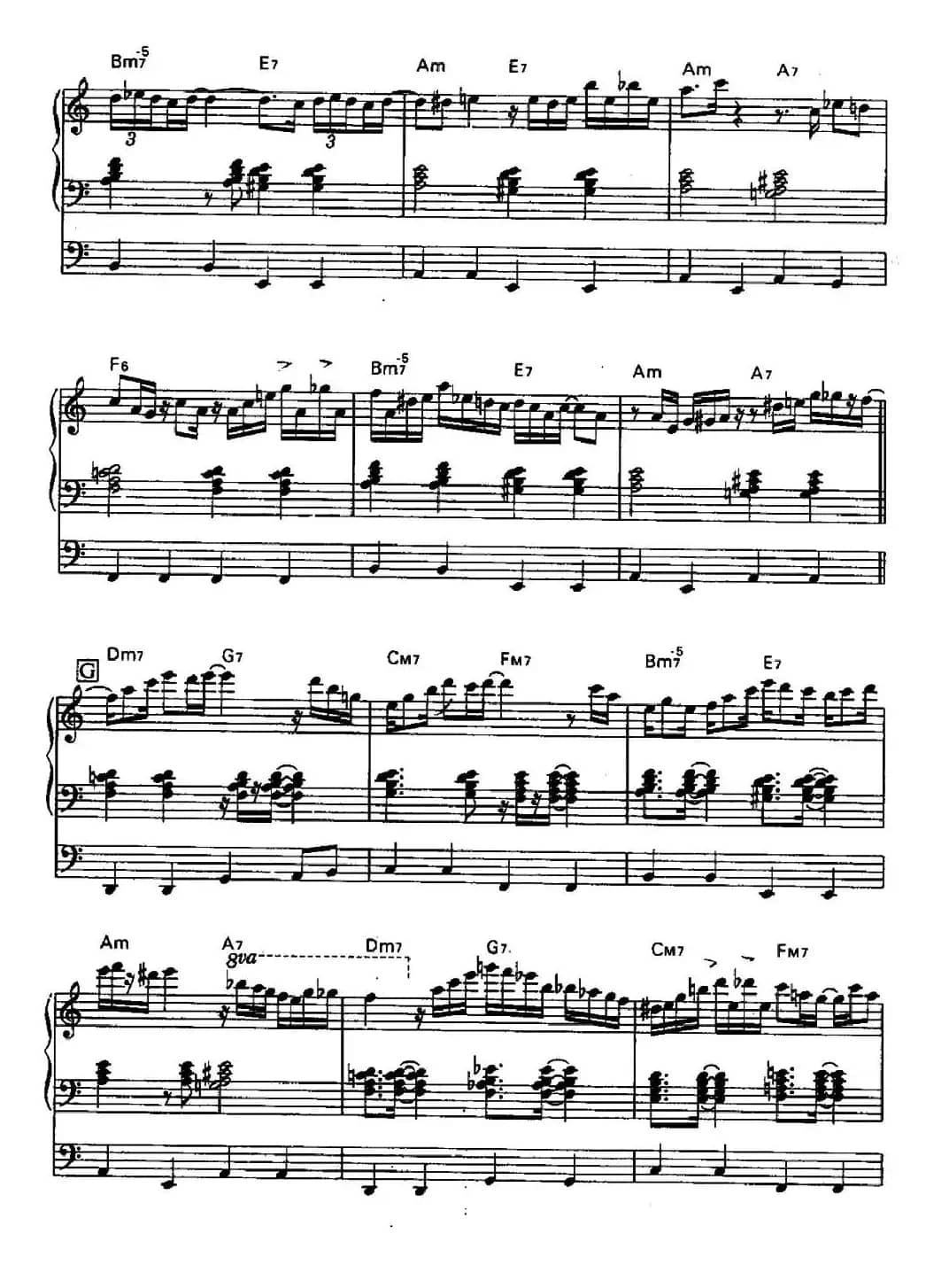 Riberutas（自由）（双排键电子琴谱）