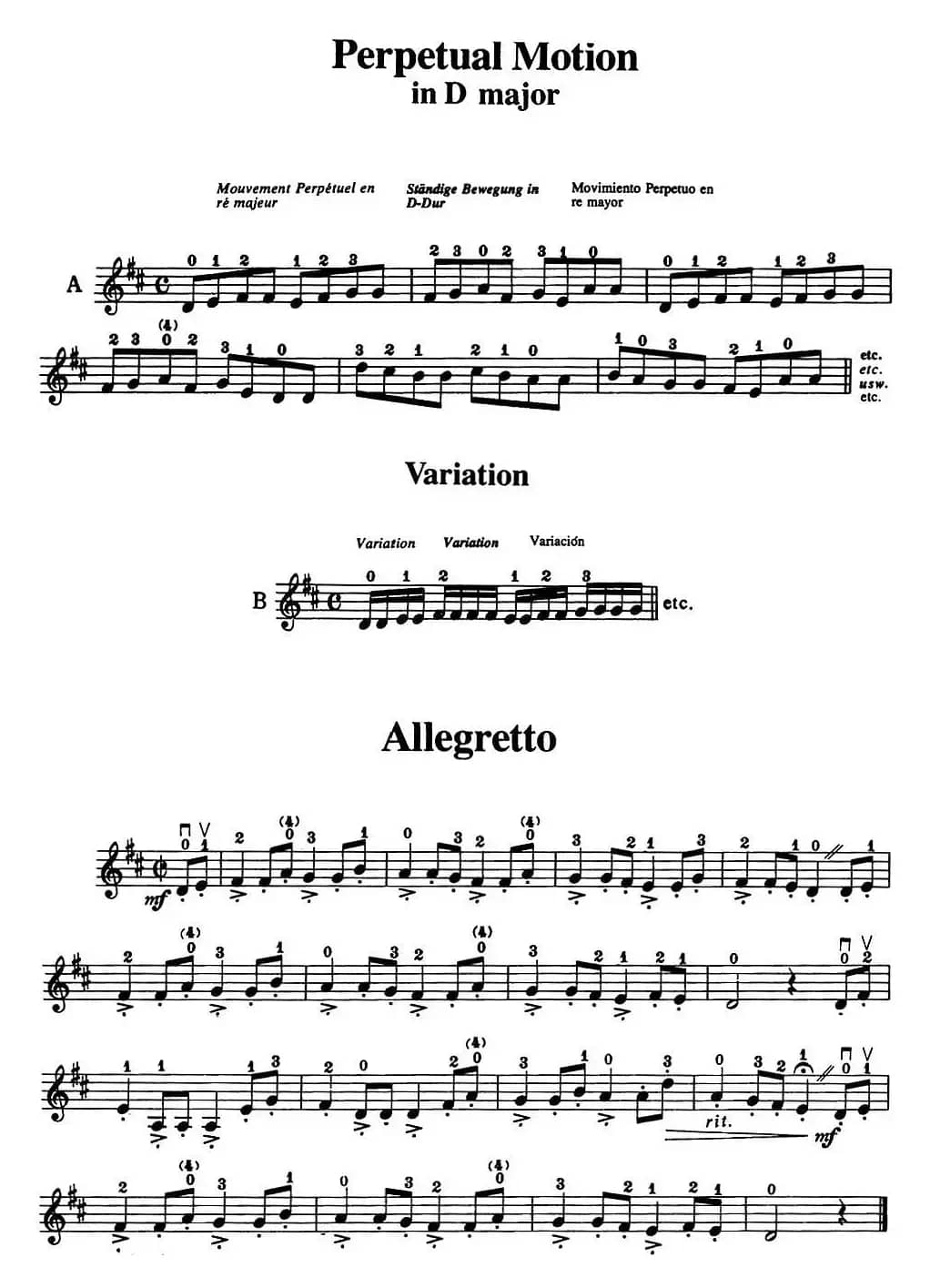 铃木小提琴教材第一册（Suzuki VIOLIN PART VOLUME 1）