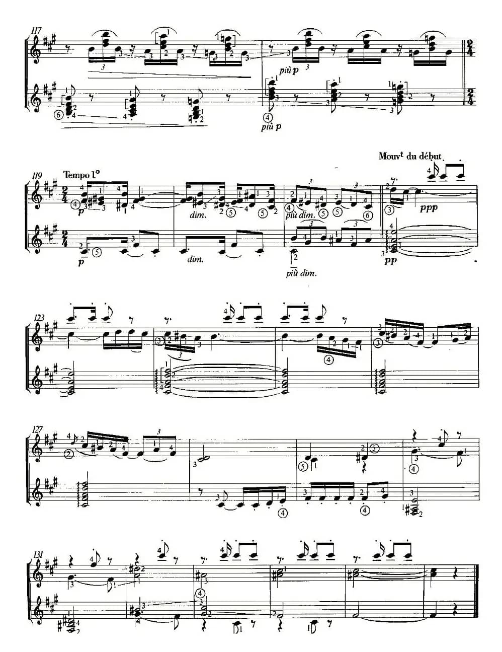 LA SOIRER DANS GRENADE（双吉他）