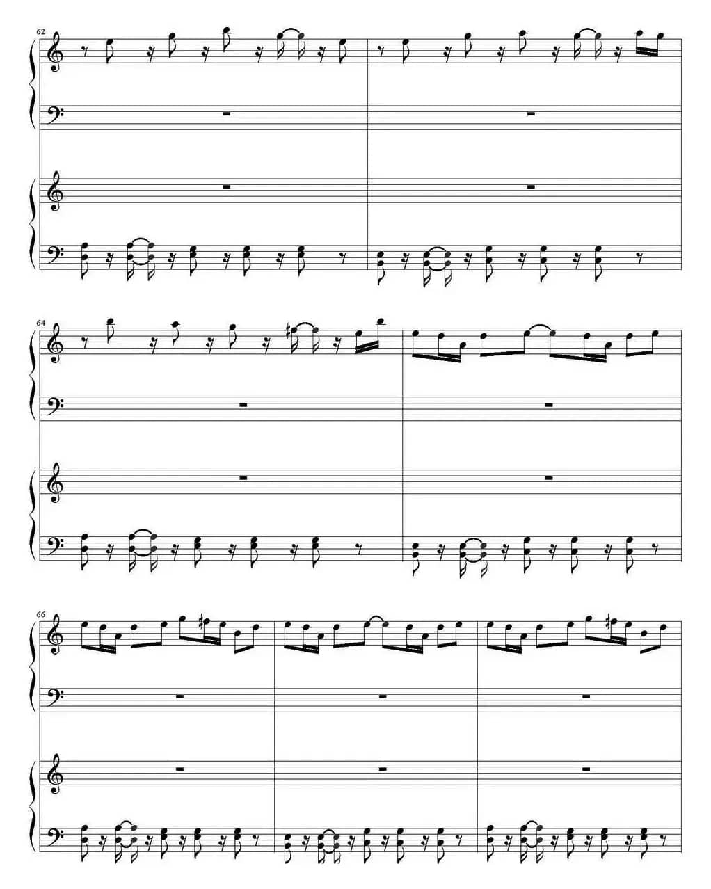 Higher （四手联弹）