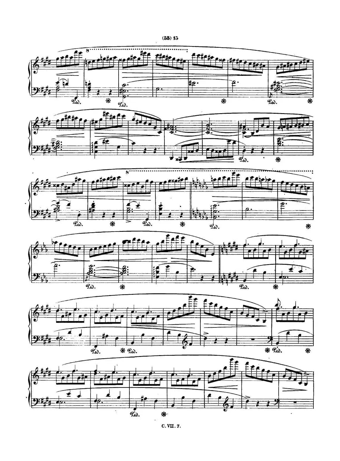 肖邦 钢琴谐谑曲 Chopin Scherzo（No.4  E大调，Op.54）