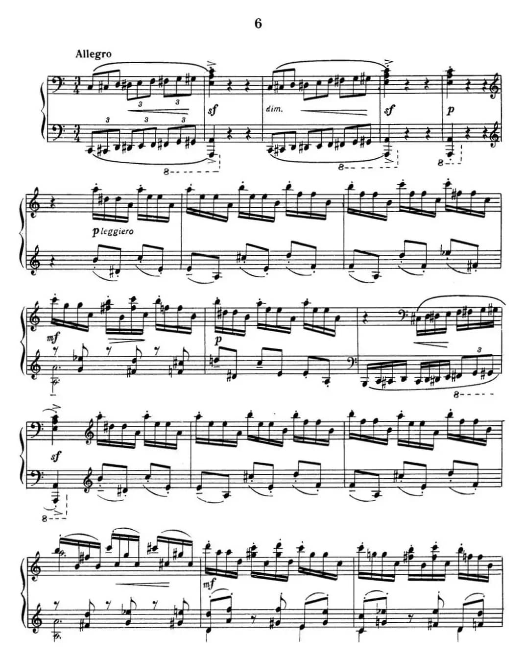 拉赫玛尼诺夫 音画练习曲14或15 Etudes tableaux Op.39 No.6