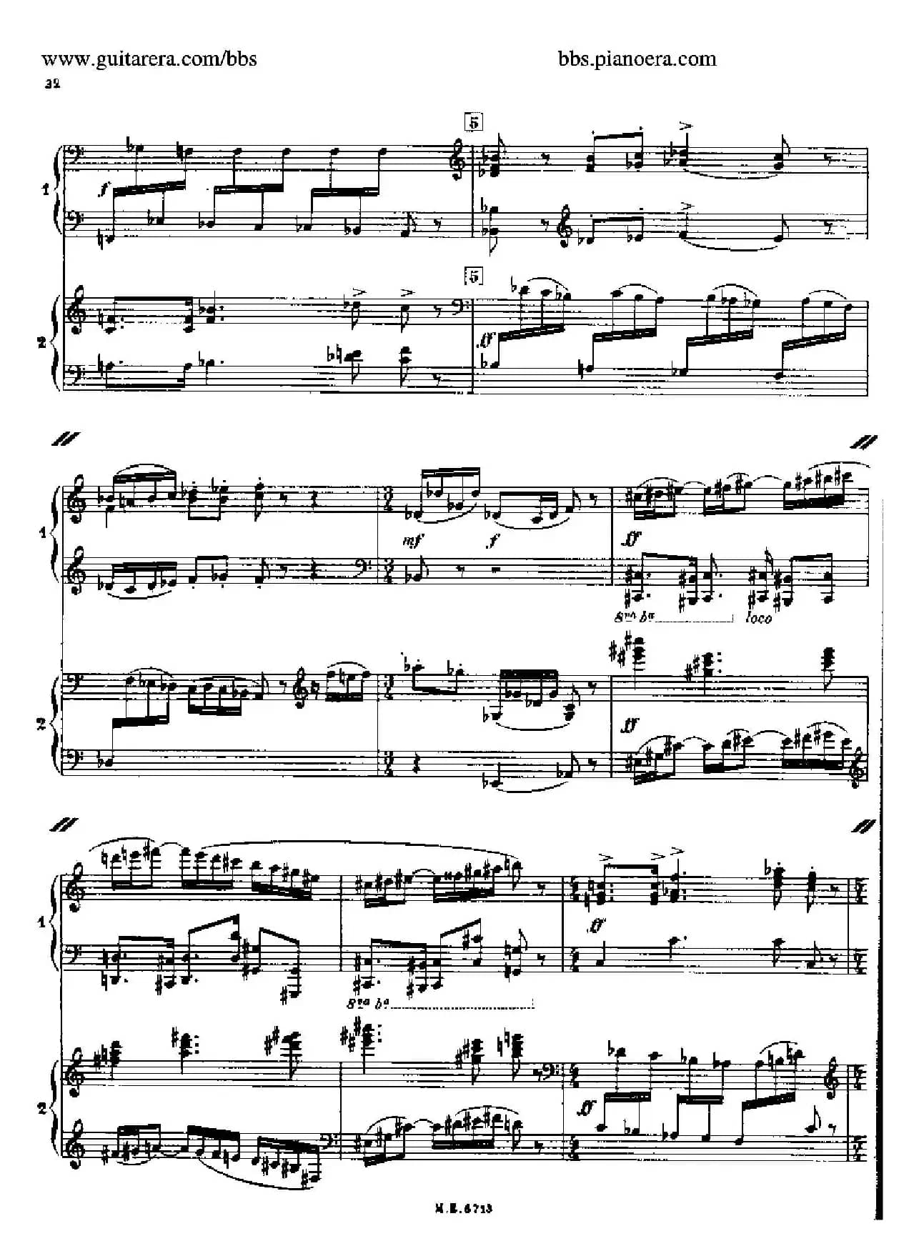 Sonata for Two Pianos（双钢琴奏鸣曲）