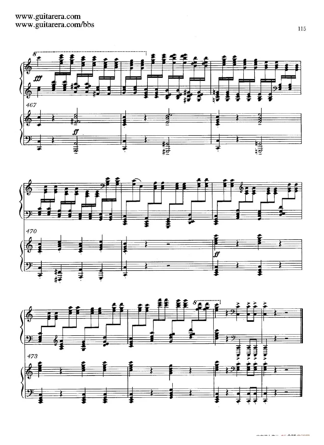 c小调第二钢琴协奏曲 Op.18(双钢琴·第三乐章)