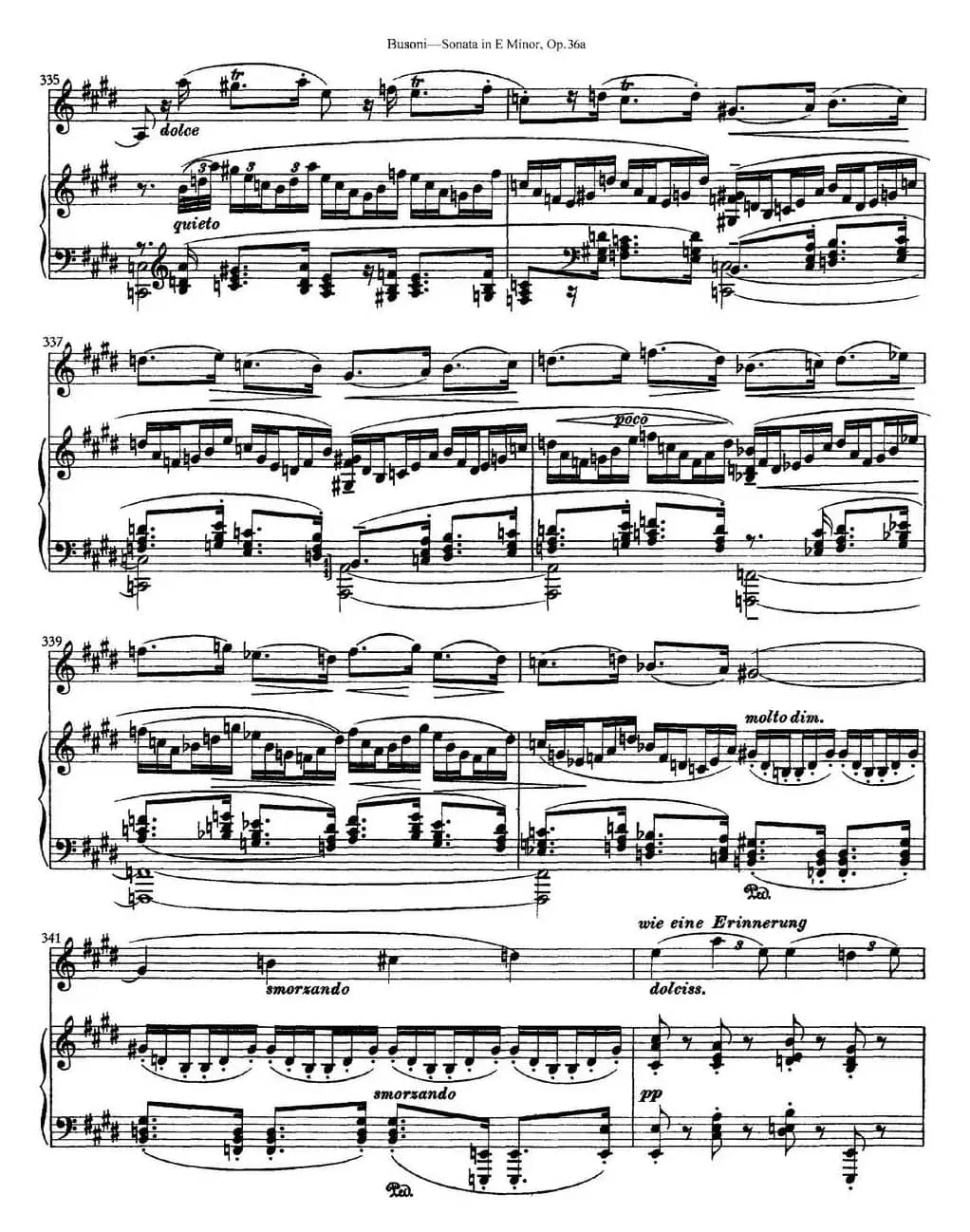 Violin Sonata No.2 in E Minor Op.36（小提琴+钢琴伴奏）