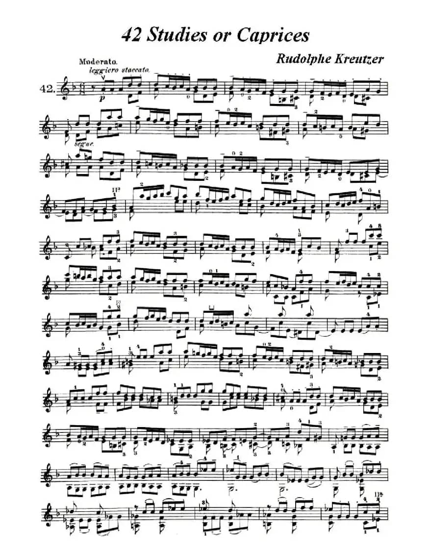 42首练习曲或隨想曲之42