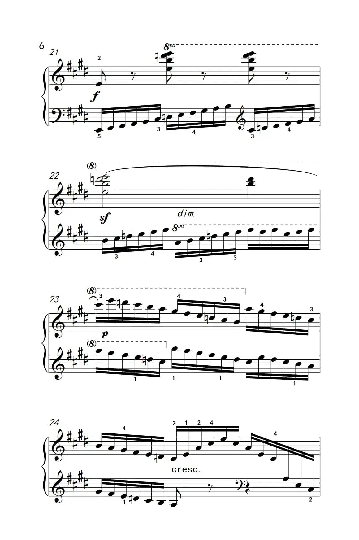 第七级3.练习曲（中央音乐学院 钢琴（业余）考级教程 7-9级）