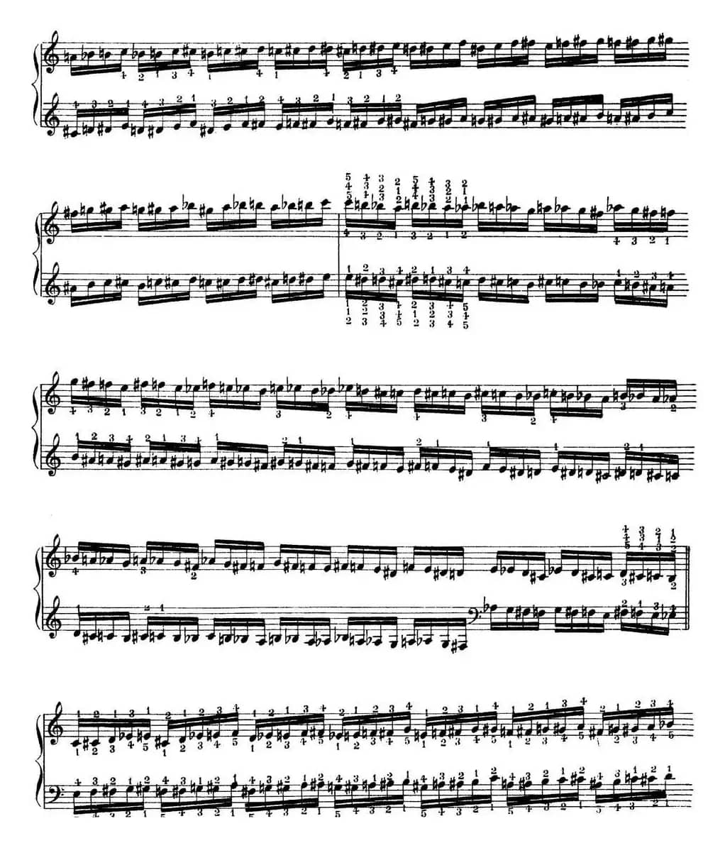 Technical Exercises S.146（李斯特钢琴技巧练习 BOOK Ⅳ）