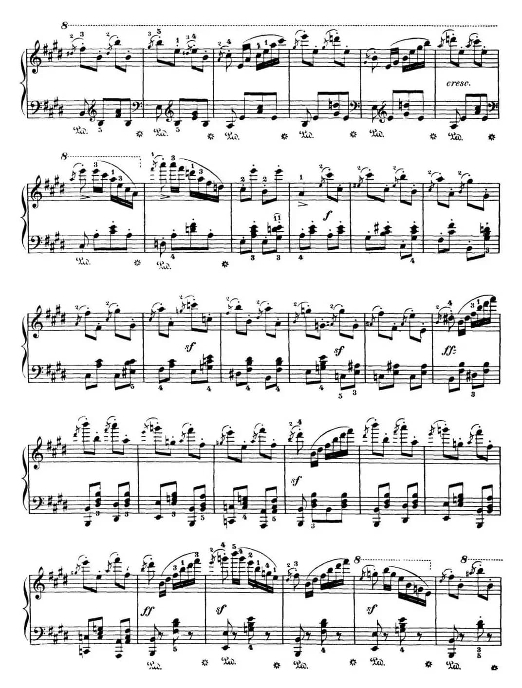 50首车尔尼Op.740钢琴手指灵巧技术练习曲（NO.9）