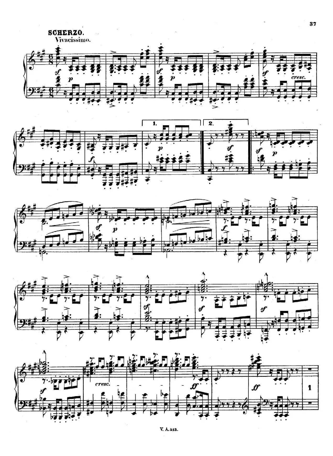 升c小调第一钢琴奏鸣曲（Op.6）