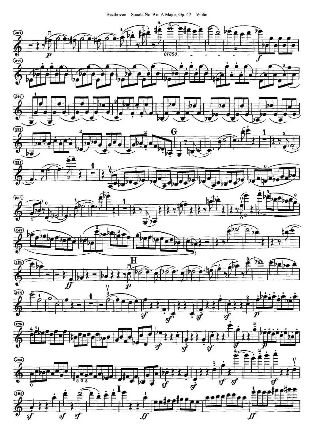 Violin Sonata No.9 in A Major Op.47