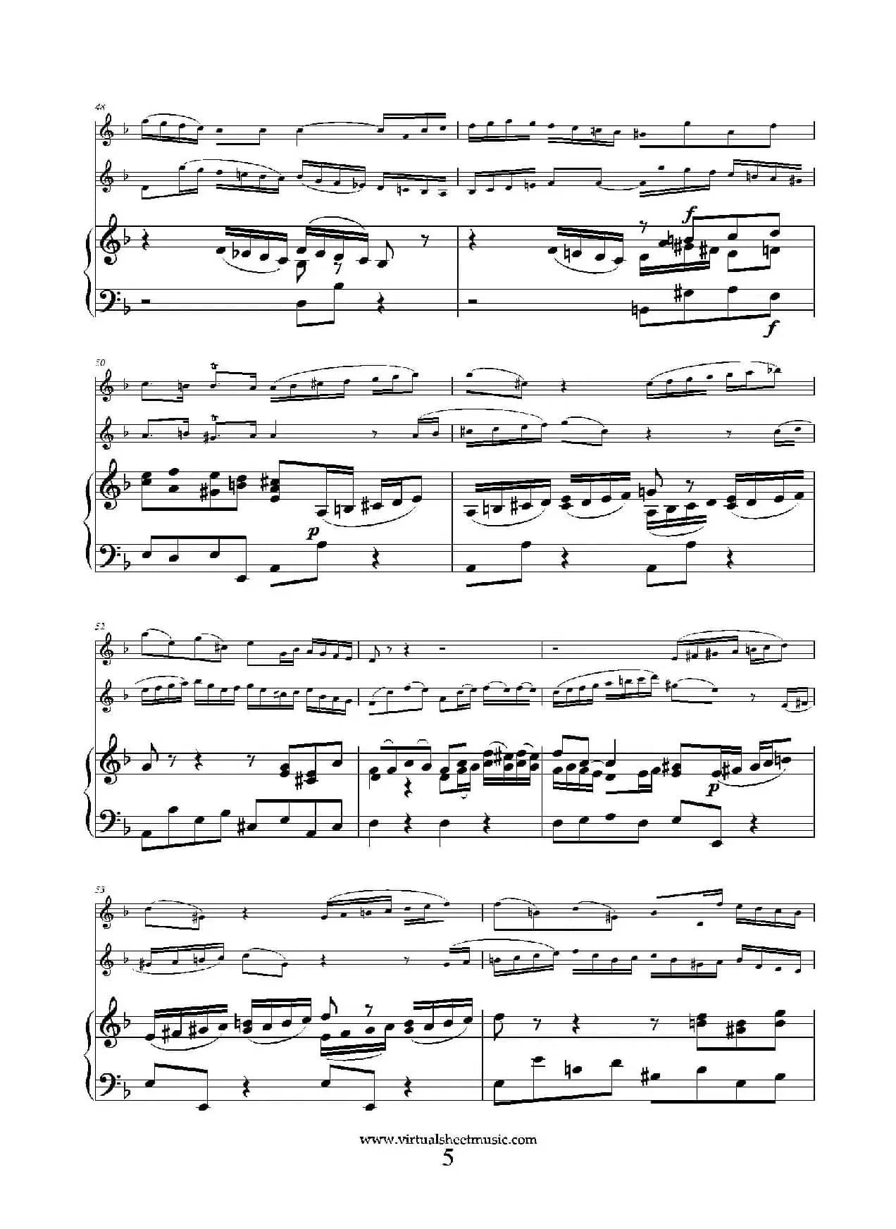 Concerto in D minor（双簧管+小提琴+钢琴伴奏）