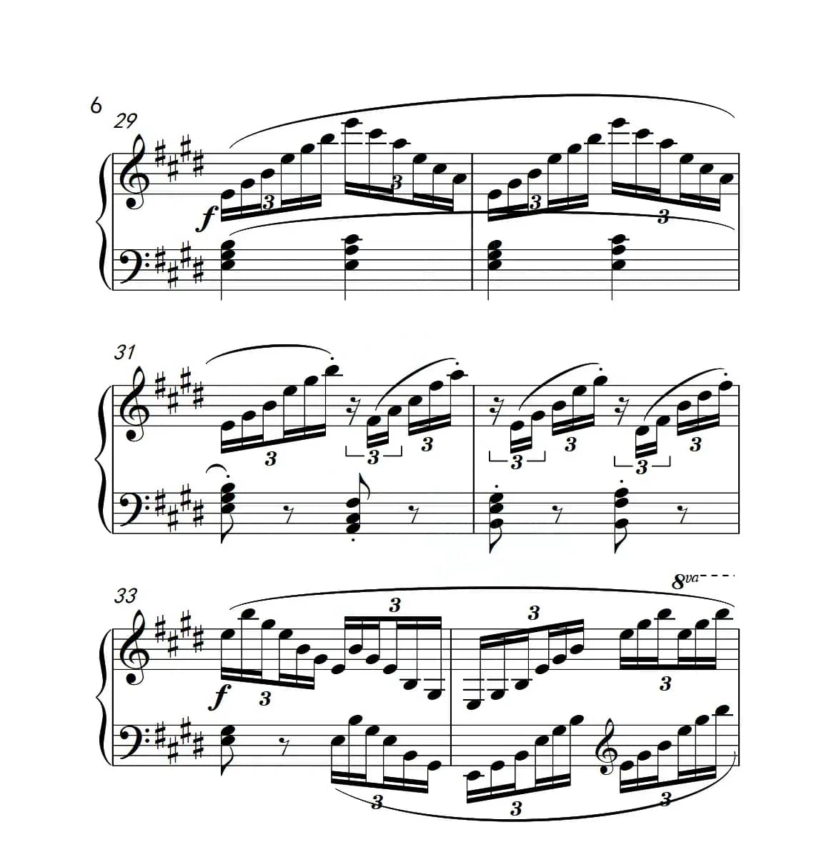 第四级B组 练习曲（中国音乐学院钢琴考级作品1~6级）