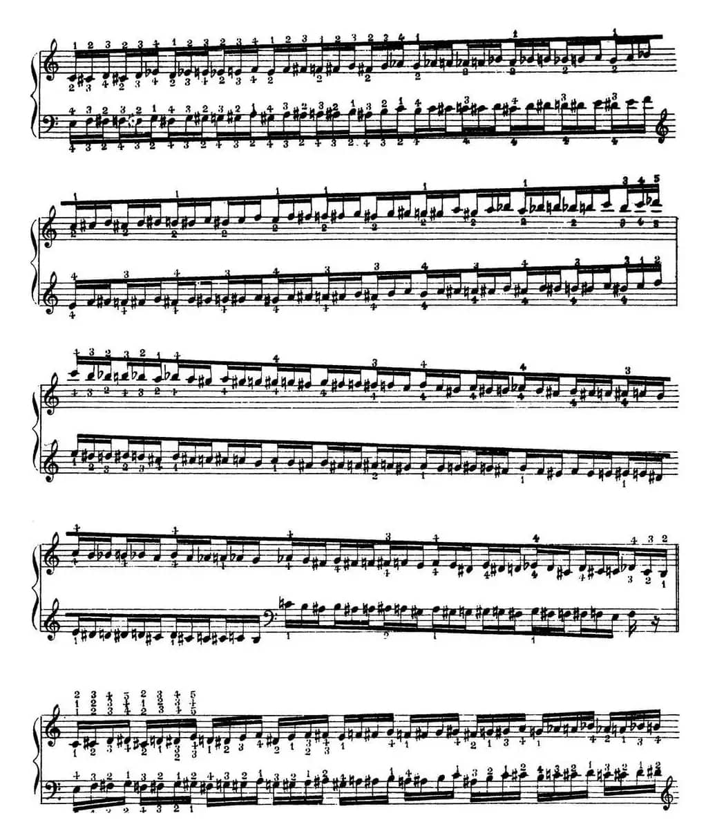 Technical Exercises S.146（李斯特钢琴技巧练习 BOOK Ⅳ）