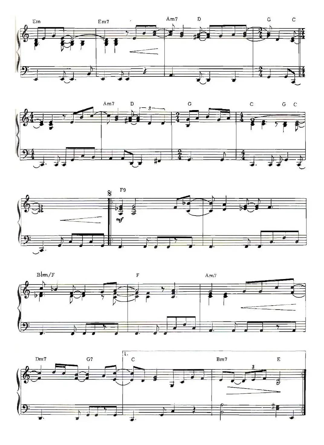 100首欧美流行歌曲钢琴独奏：IF YOU LEAVE ME NOW