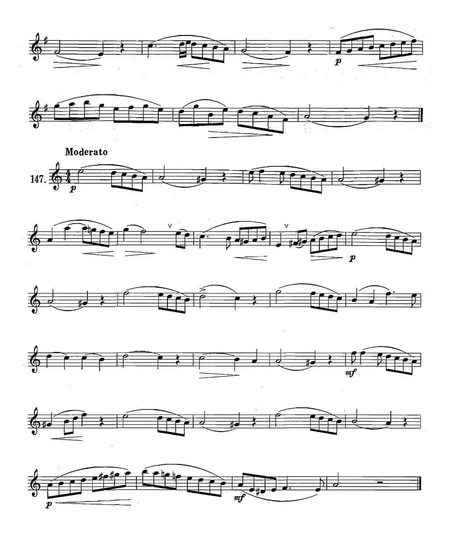 萨克斯练习曲合集（1—24）切分音练习