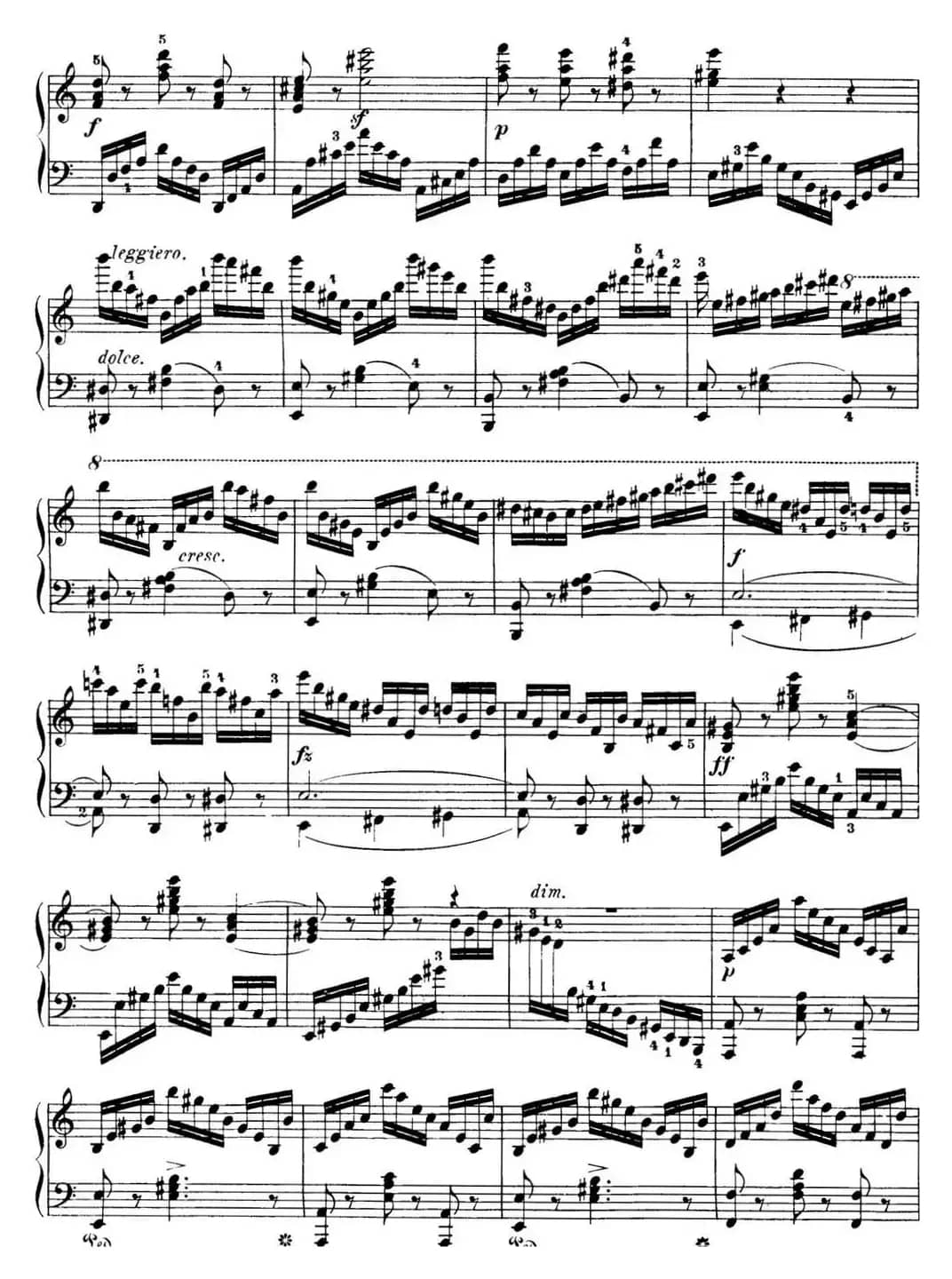 50首车尔尼Op.740钢琴手指灵巧技术练习曲（NO.31）