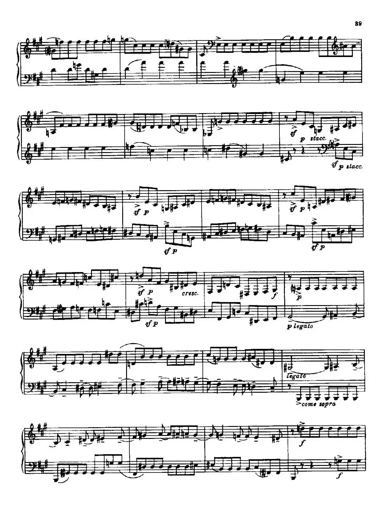 24 Preludes and Fugues Part.1 Op.45（24首前奏曲与赋格·第一部分·7）