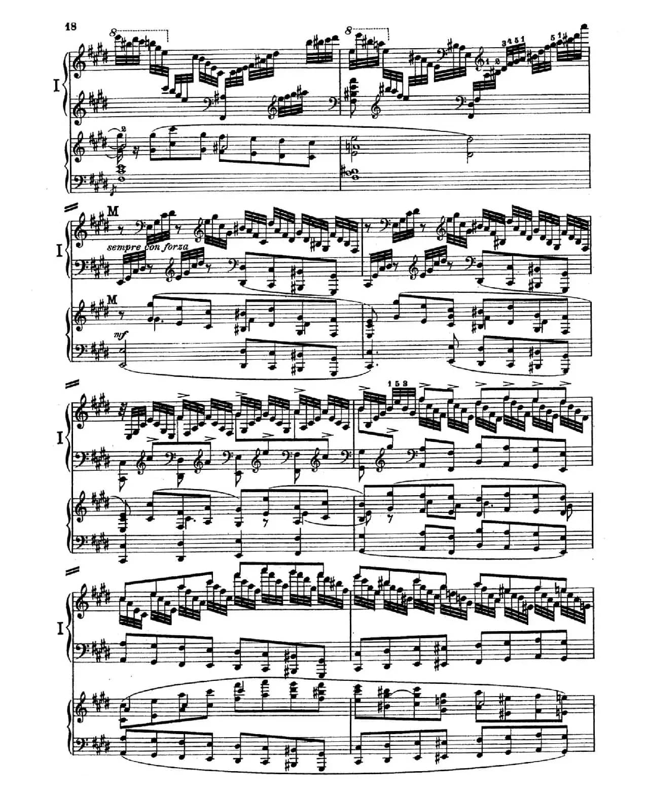 Piano Concerto in E Major Op.59(E大调钢琴协奏曲·双钢琴·第一乐章)