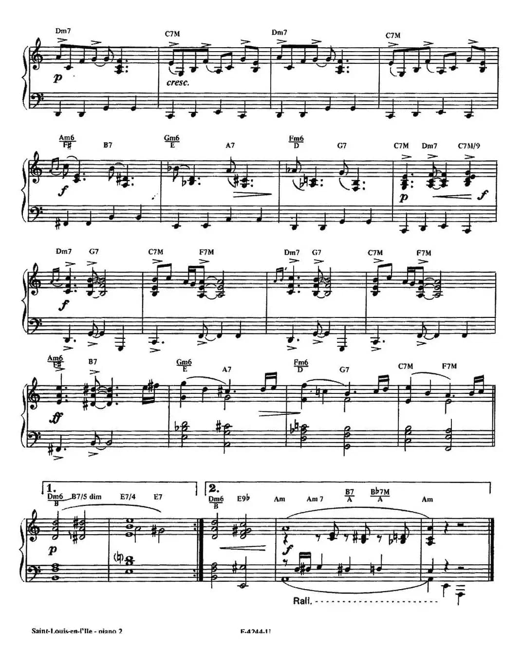 Piazzolla合集：18、Saint-Louis-En-L'Ile