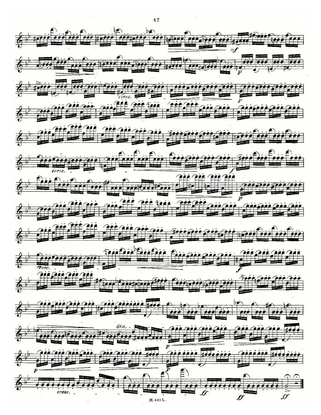 24首长笛练习曲 Op.15 之21—24