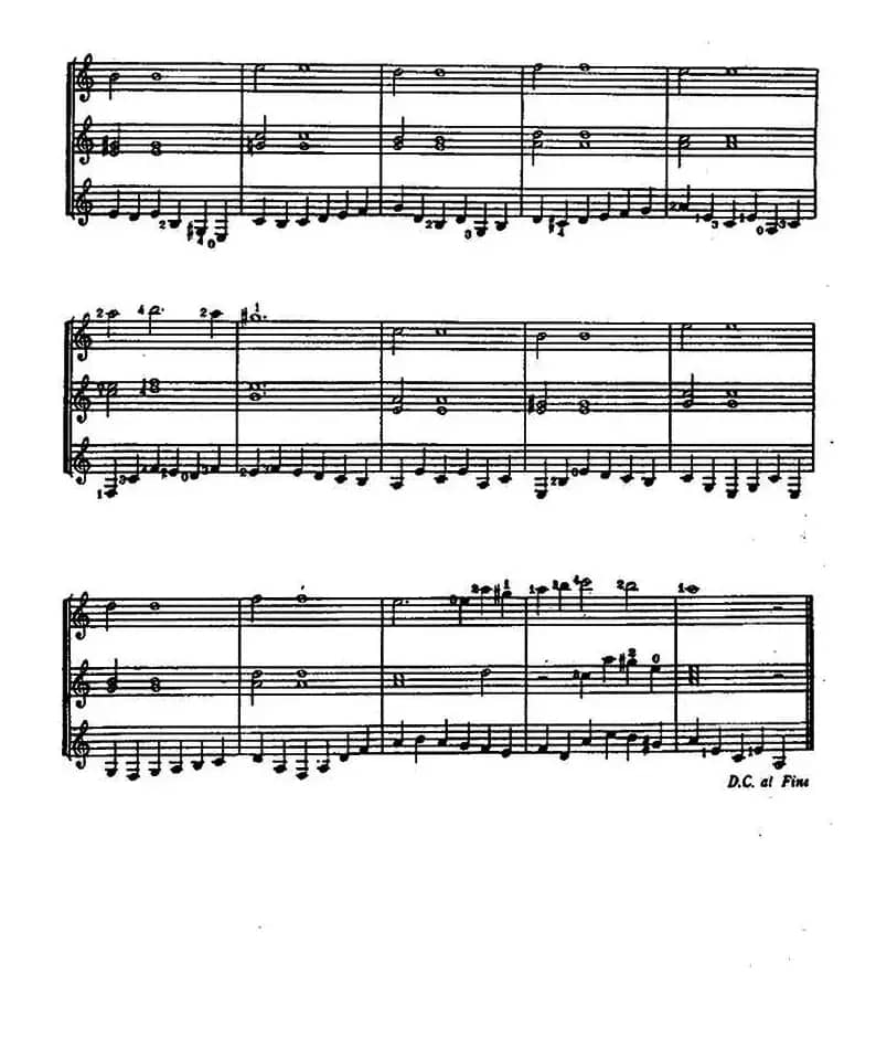 萨拉班德舞曲（古典吉他三重奏）