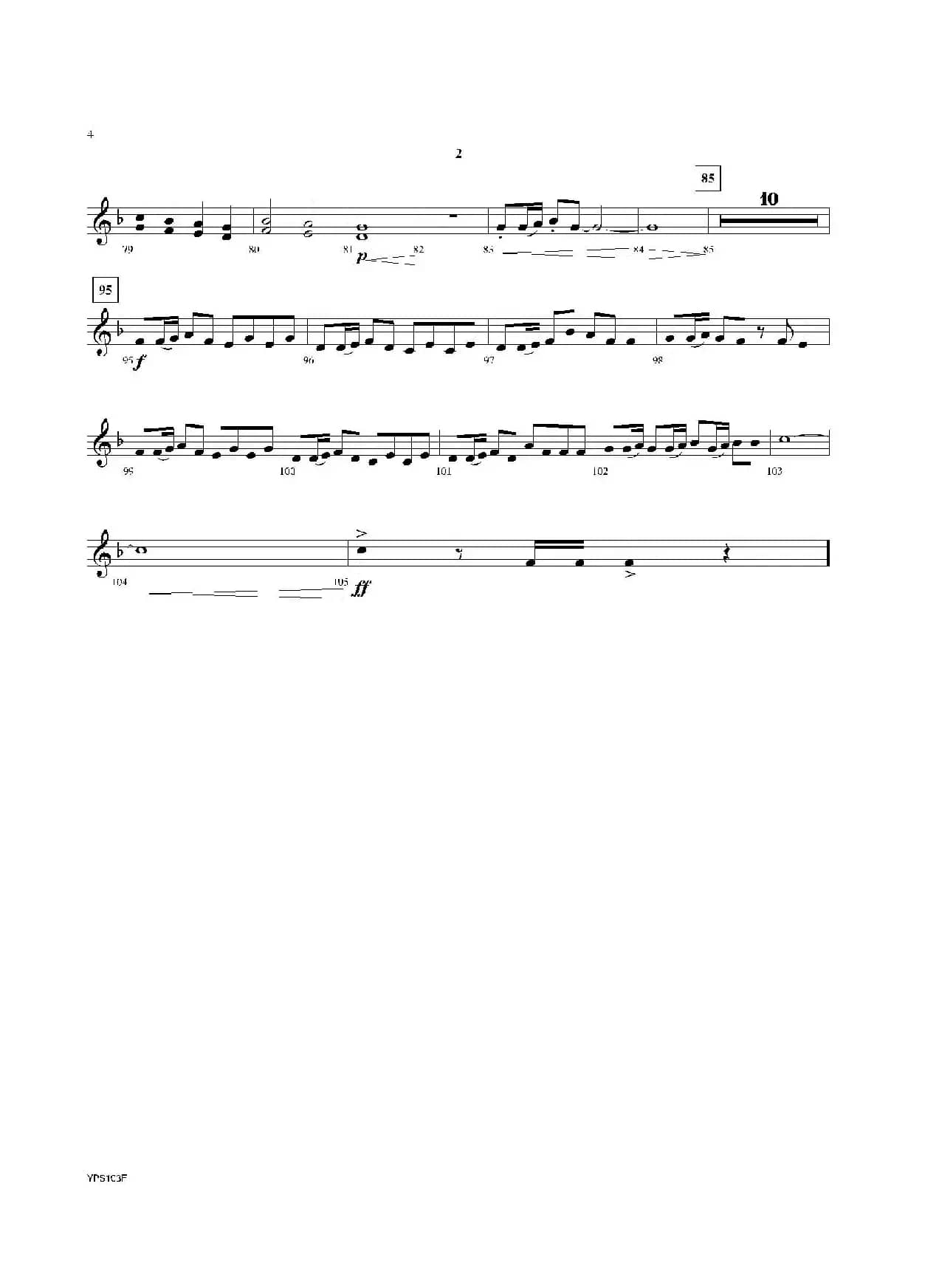 Dance of Harlequins（小号2、3分谱）