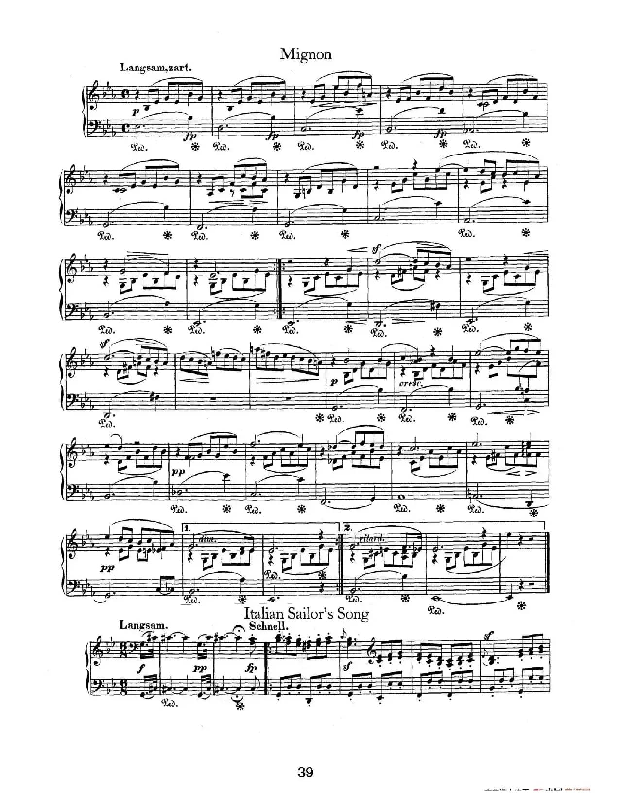 Album für die Jugend Op.68（儿童钢琴曲集）