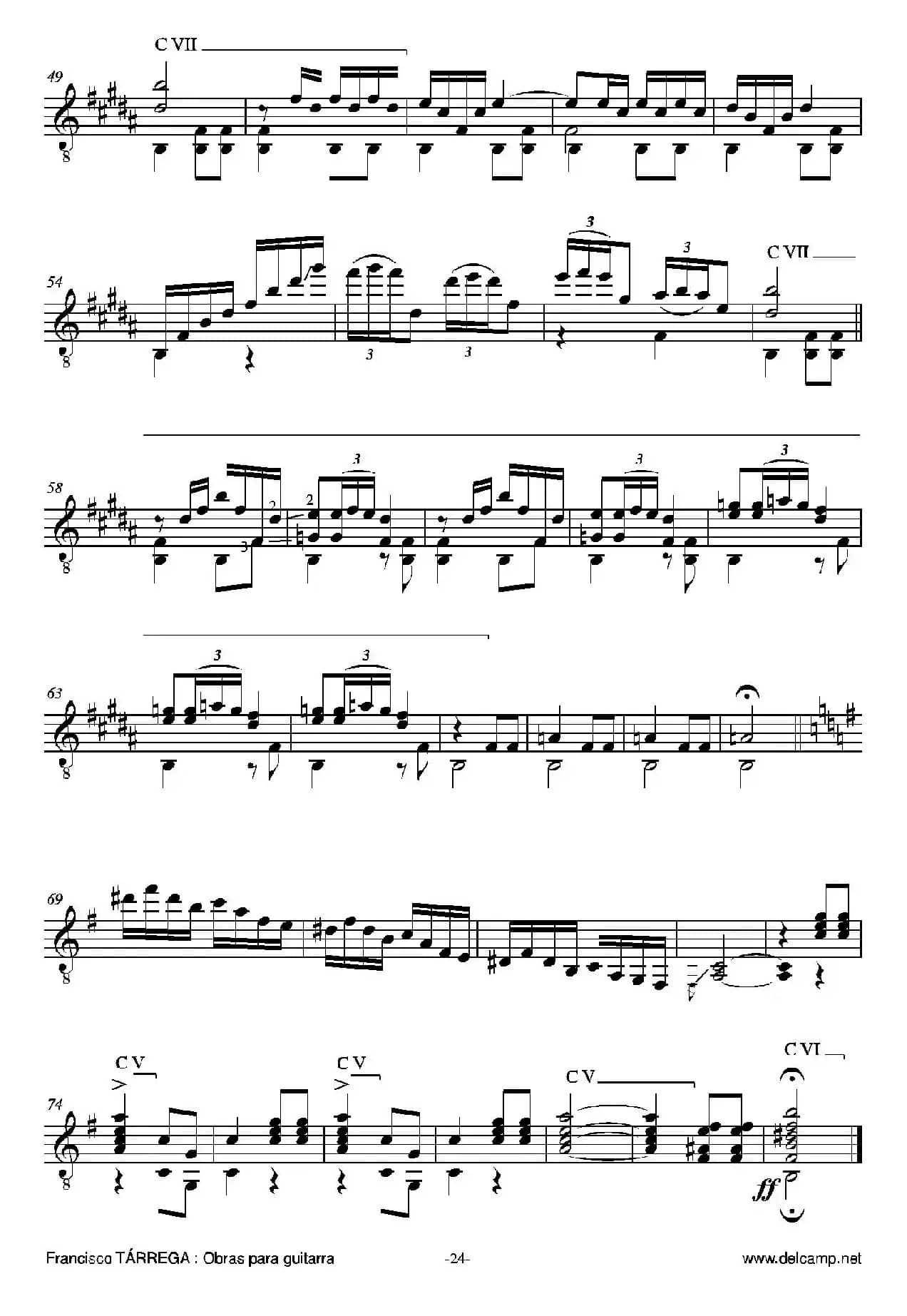 《塔雷加作品全集》第1部分（古典吉他）