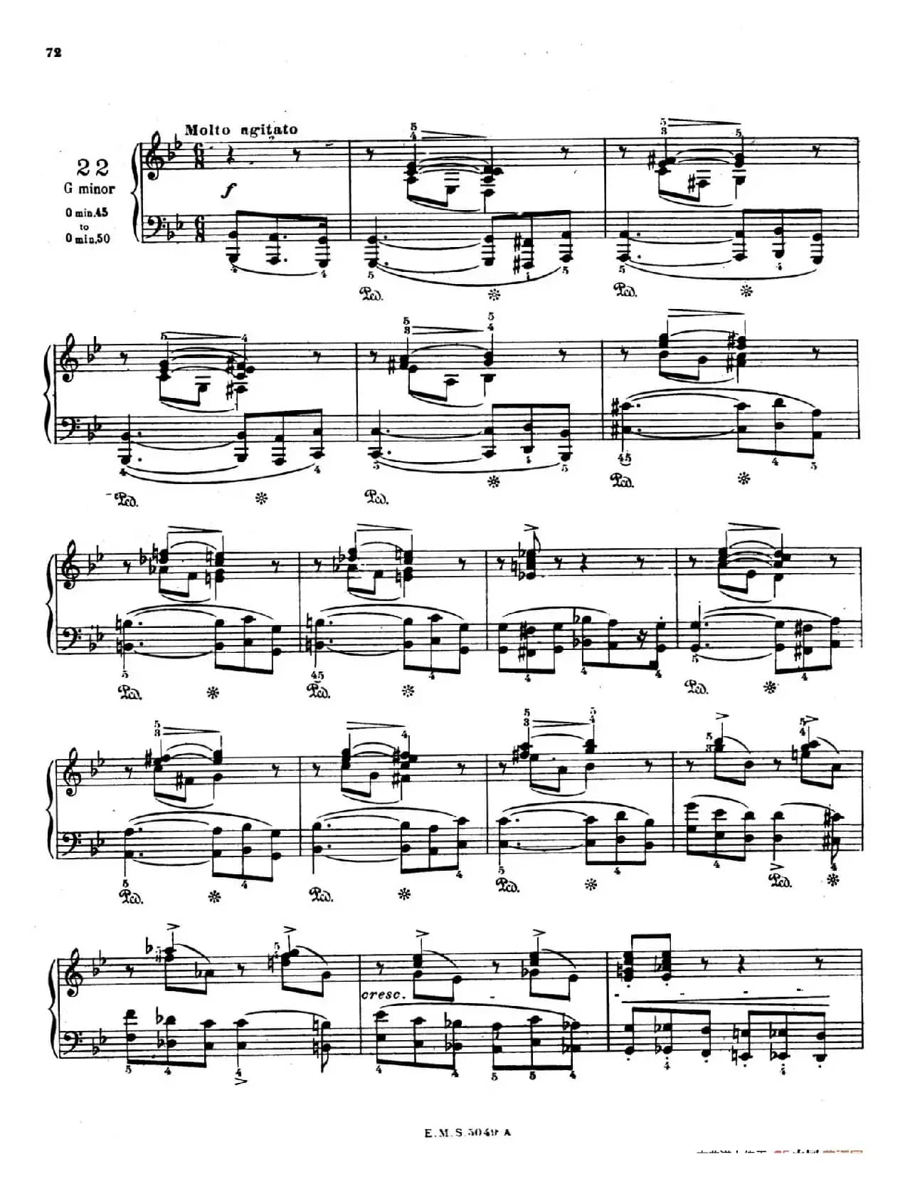 Preludes Op.28(24首前奏曲·22)