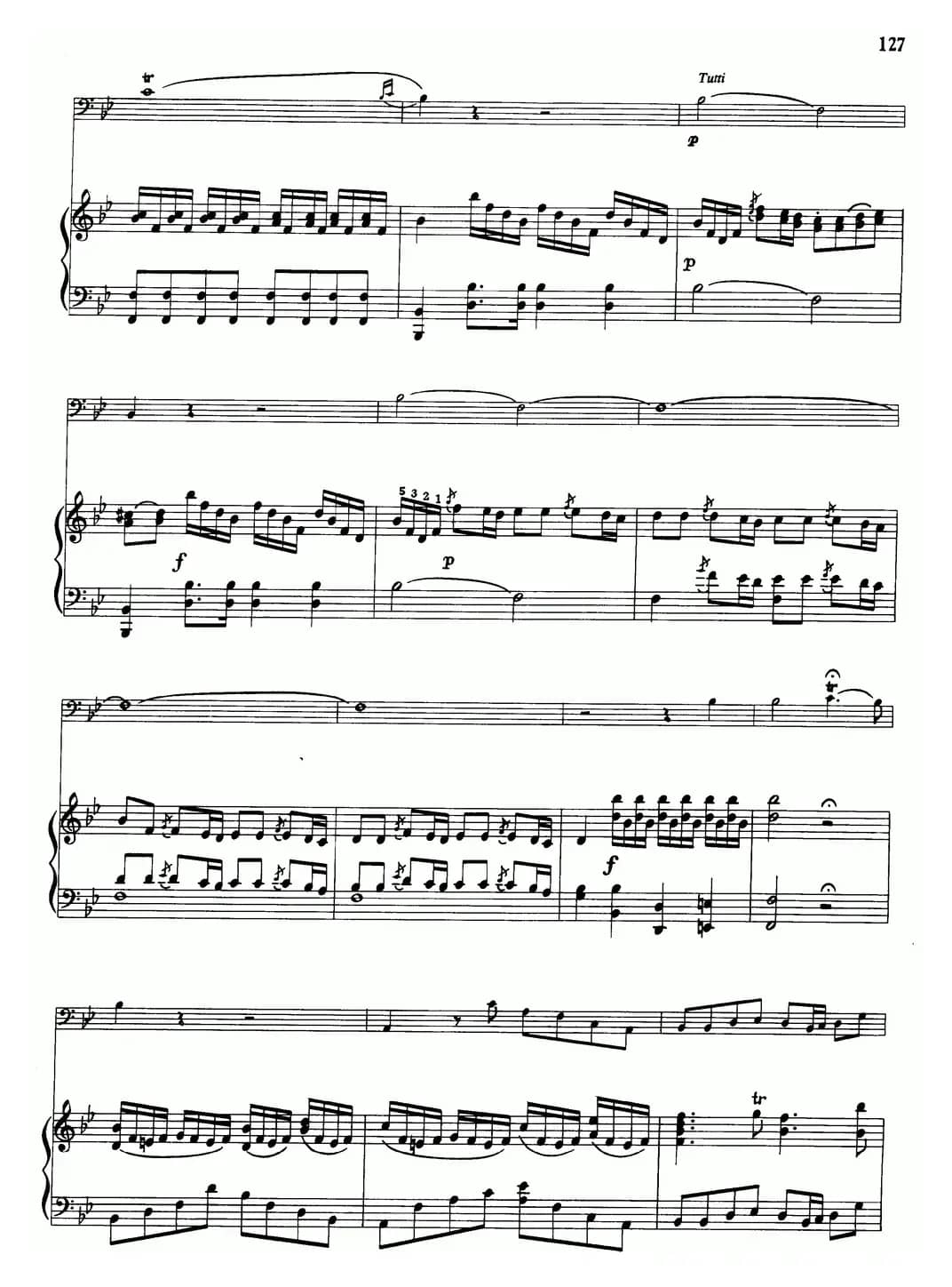 降B大调协奏曲（大管+钢琴伴奏）