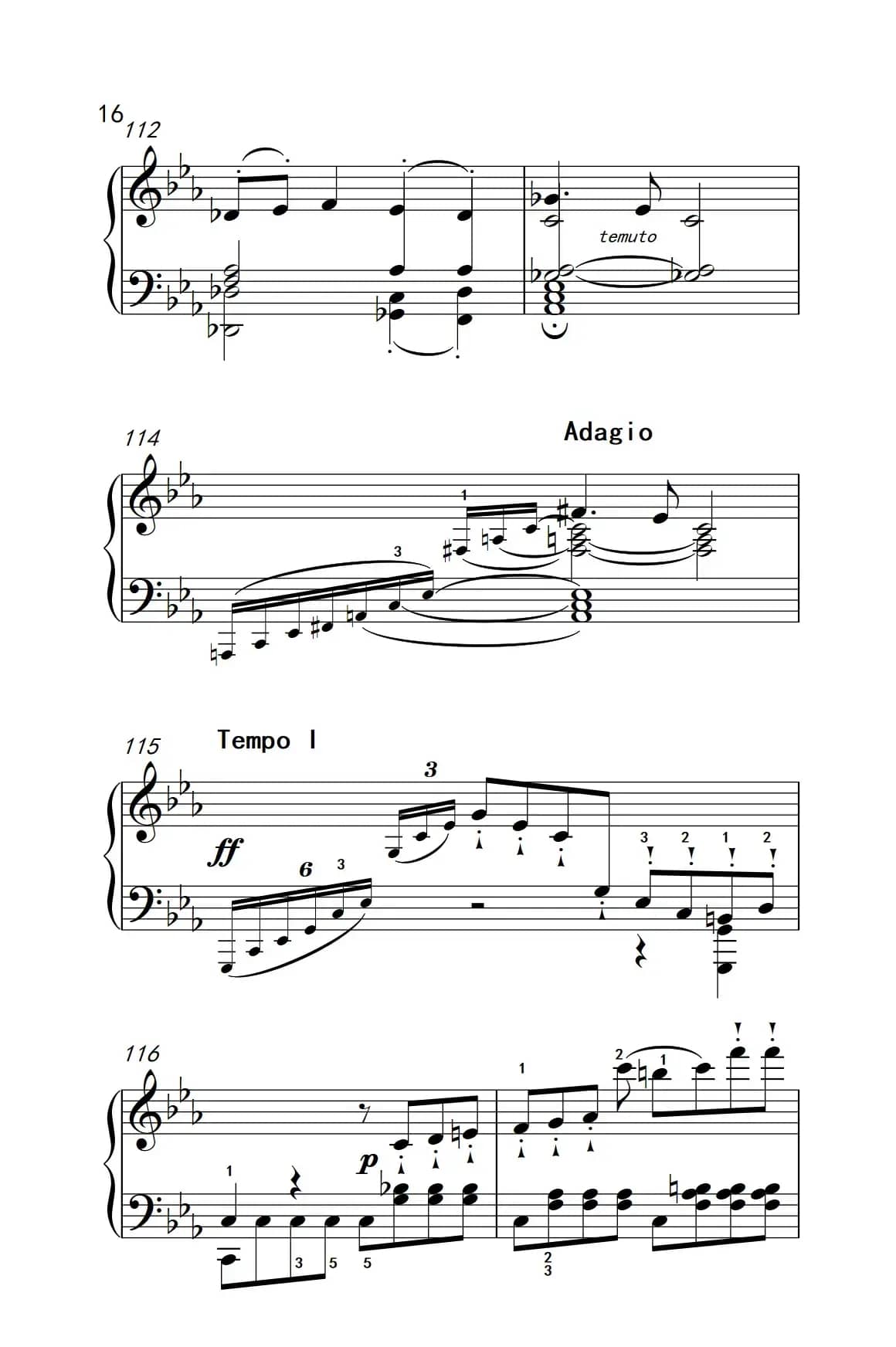 奏鸣曲 Opus 10 Nr.1 第三乐章（贝多芬奏鸣曲集 2）