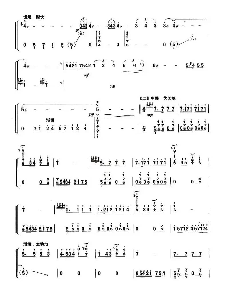 木卡姆散序与舞曲（【上海筝会】考级九级曲目）