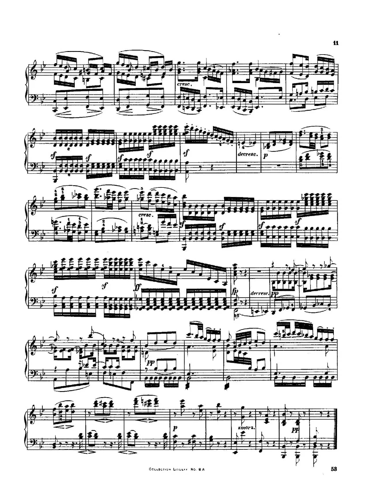 String Quartet No.3 in D Major Op.18-3（D大调第三弦乐四重奏·钢琴独奏版）