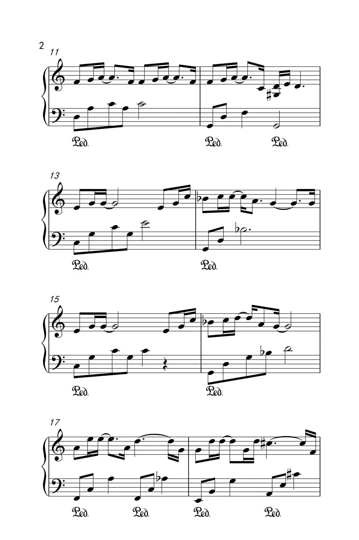 一半（《弹吧音教》制谱版）