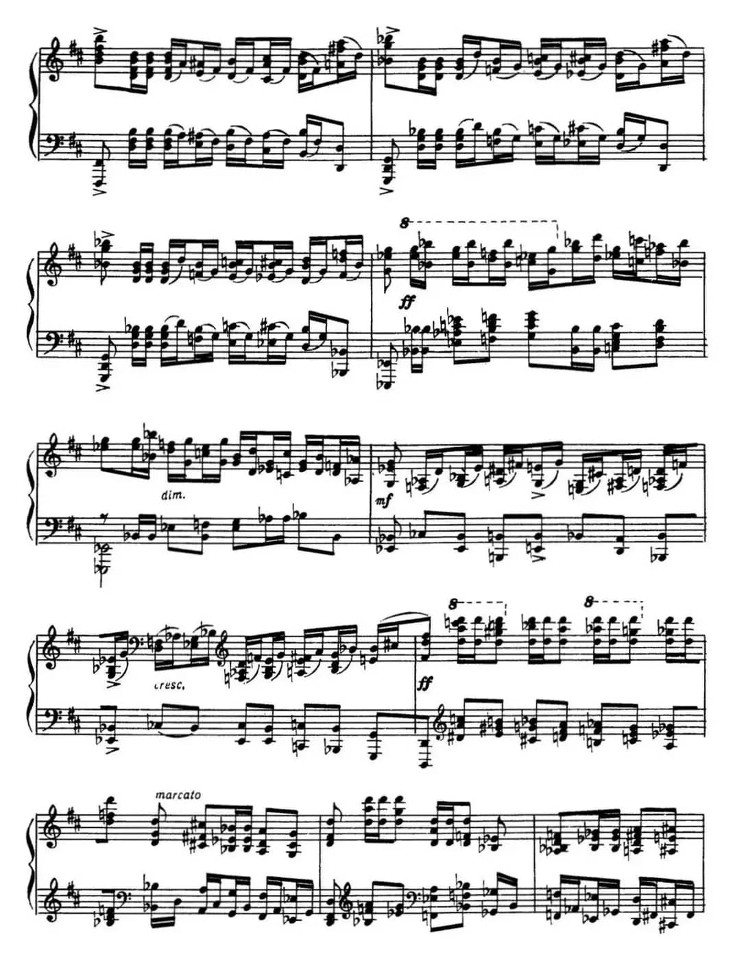 拉赫玛尼诺夫 音画练习曲17或18 Etudes tableaux Op.39 No.9