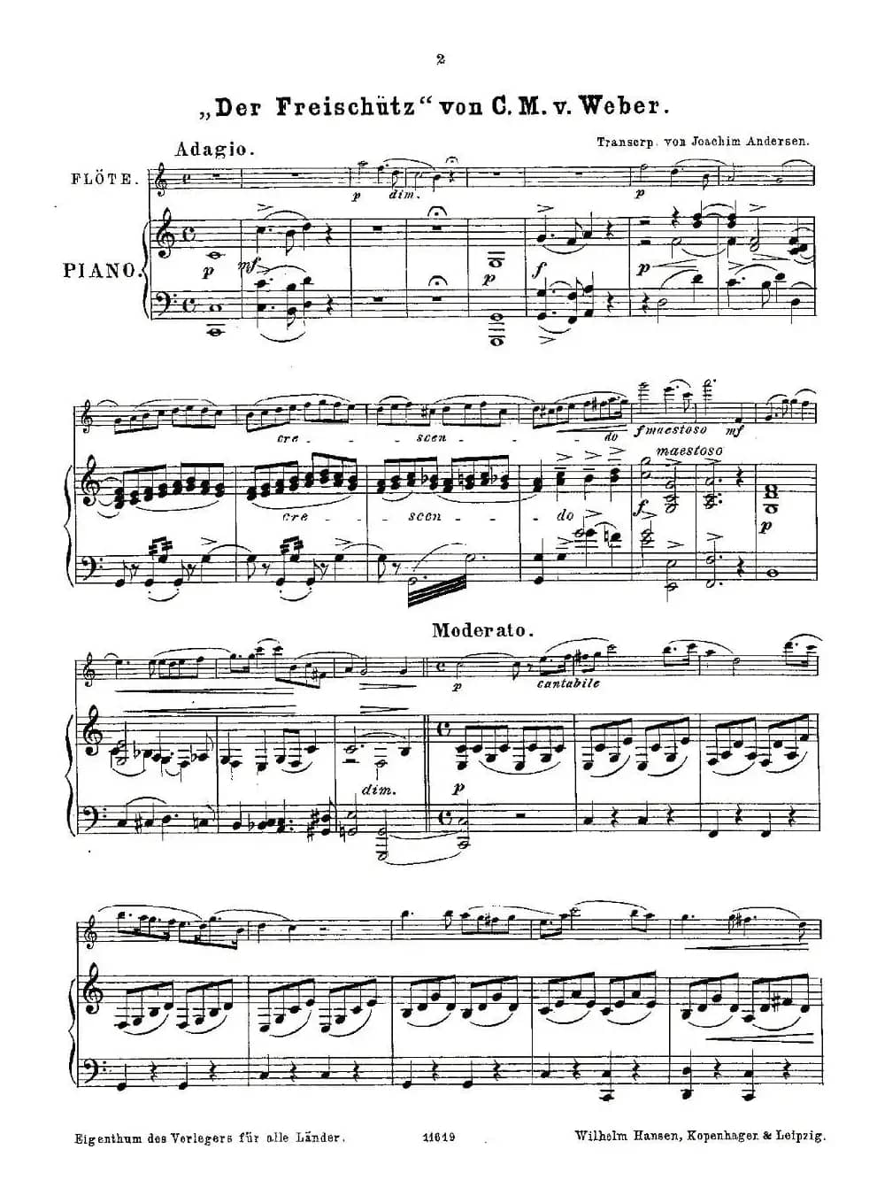 Opern-Transcriptionen.Op.45-7（长笛+钢琴伴奏）