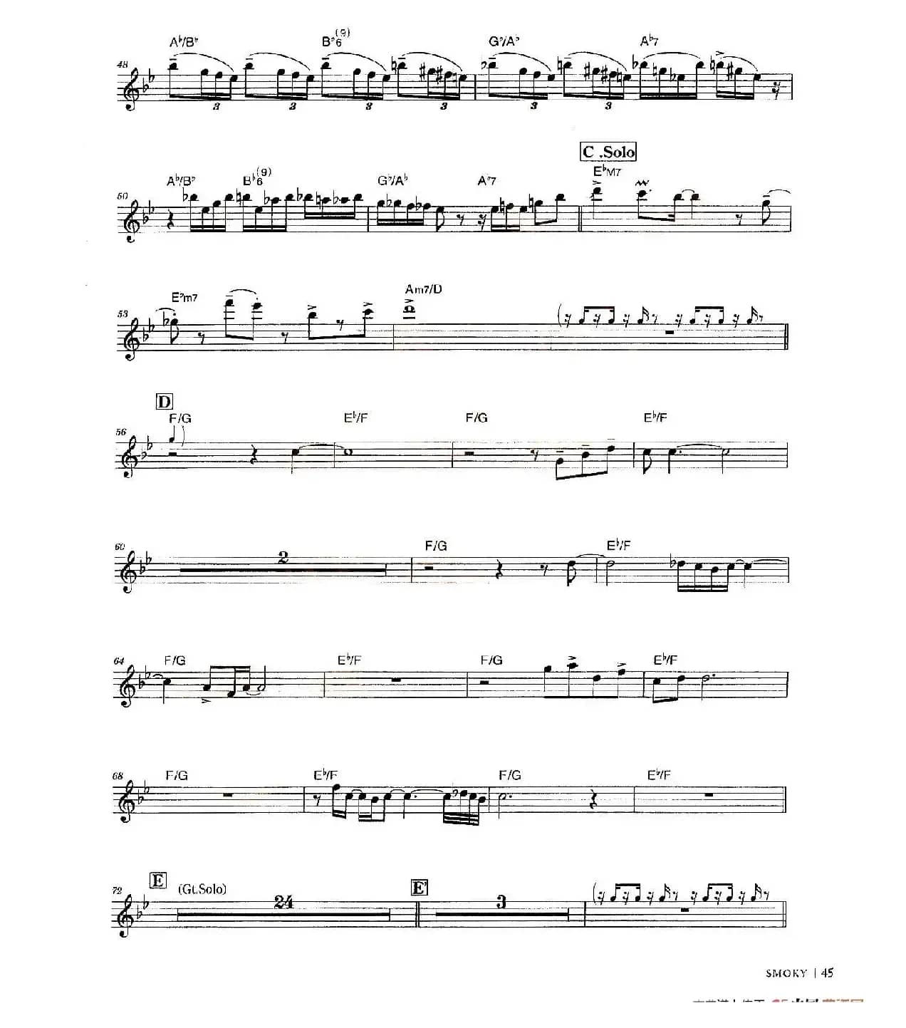 小林香织《Goledn Best》曲谱全集（SMOKY）