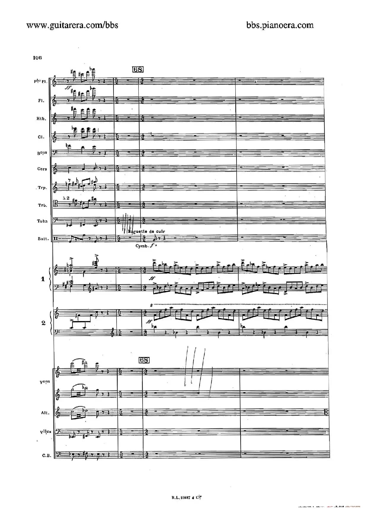 Concerto for 2 Pianos in d Minor（d小调双钢琴协奏曲·总谱）