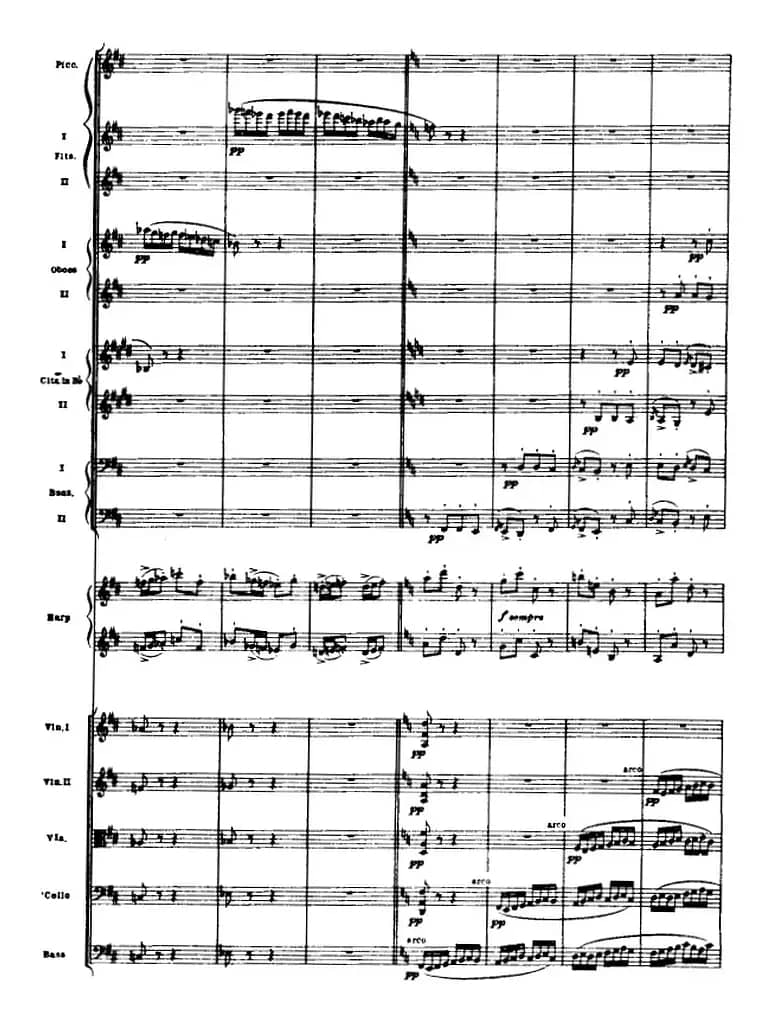 浦塞尔主题变奏与赋格曲（P31-P65）（管弦乐队总谱）