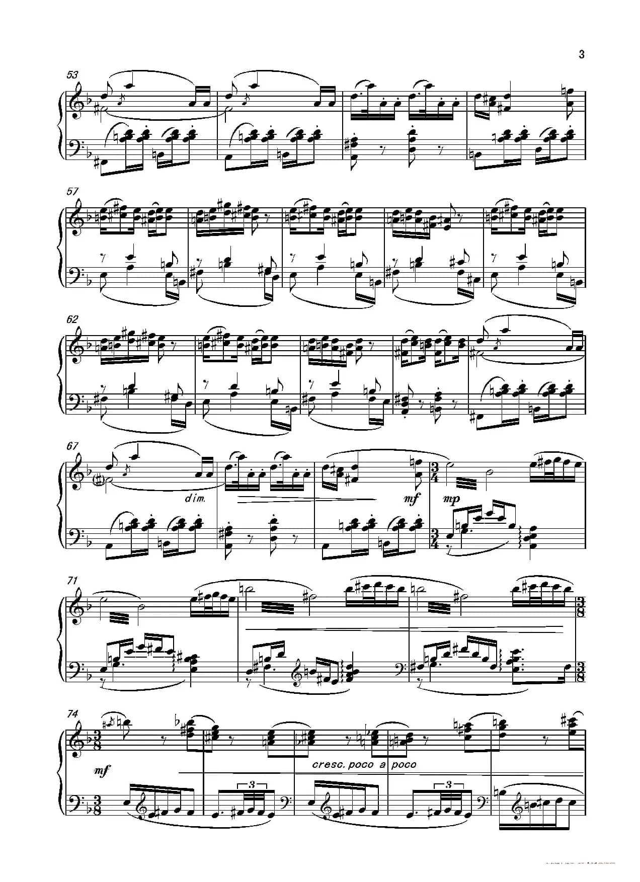 第三钢琴奏鸣曲“四季”PianoSonata the four seasons No.3