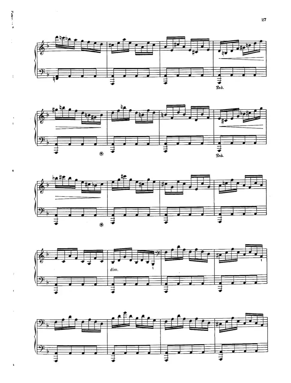 Le chemin de fer Op·27（d小调练习曲·铁路）