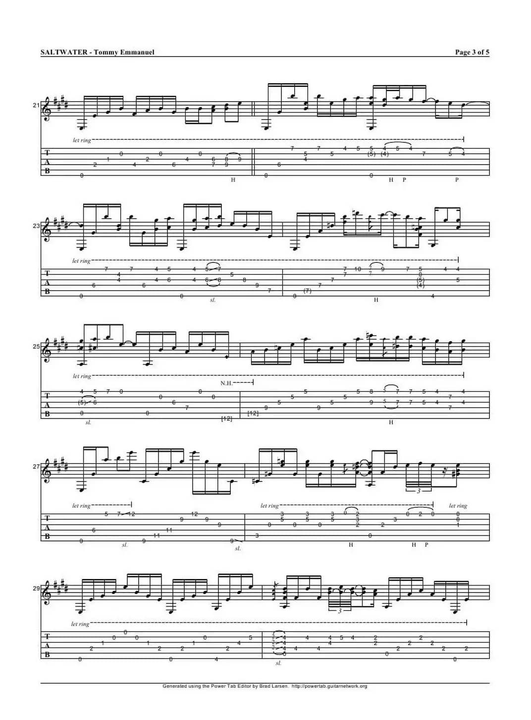 tommy emmanuel： saltwater(1)（指弹吉它）