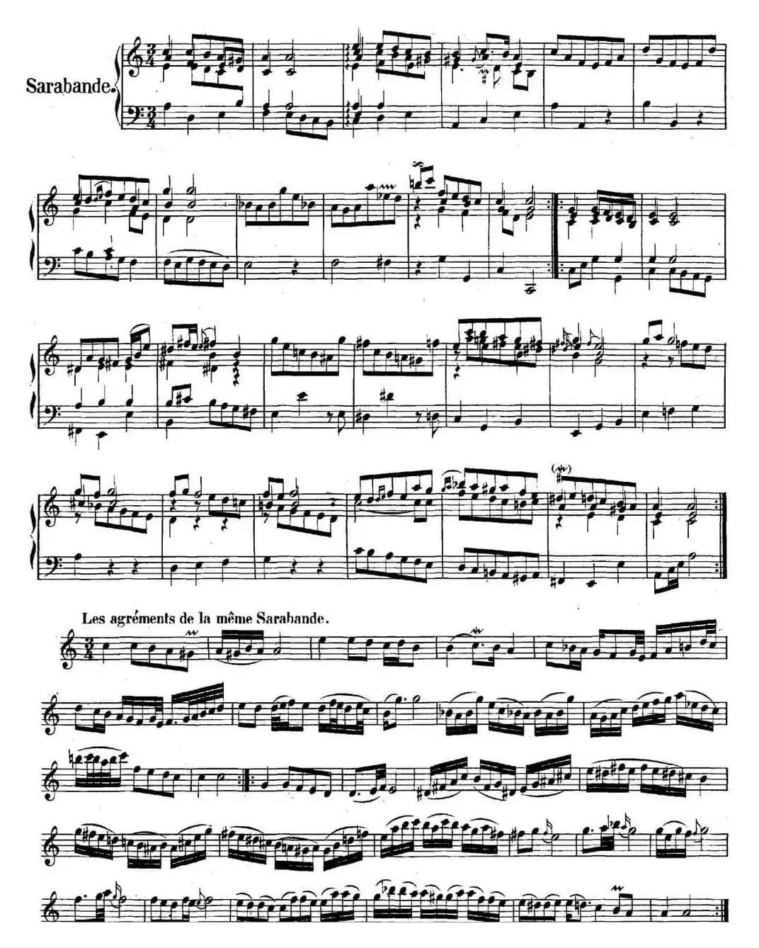 英国组曲No.2 巴赫 a小调  2nd Suite BWV 807